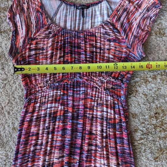 Daisy Fuentes Women's Mini Dress Size Small Multicolor Short Sleeve Pullover - Picture 6 of 9